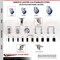 Service Caster 3 Inch 316SS Blue Poly Swivel 1-3/8 Inch Expanding Stem Caster Brake SCC, 2PK SS316EX20S314-PPUB-BLUE-2-TLB-2-138 - alternate 2